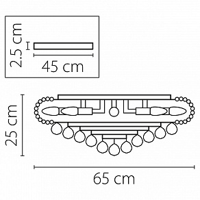 Накладной светильник Osgona Monile 704174