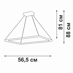 Подвесной светильник Vitaluce V2705 V2705-1/1S