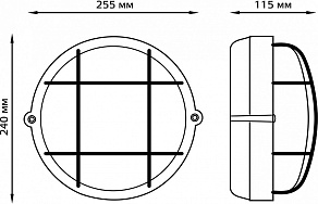 Накладной светильник Gauss НБП 926602111