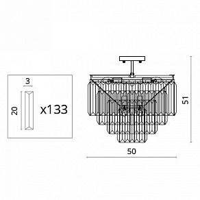 Светильник на штанге Divinare Nova 3001/01 PL-9