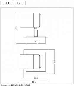 Спот Lucide Lennert 26957/05/12