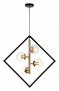 Подвесная люстра Indigo Faccetta 13005/A/4P Black