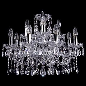 Подвесная люстра Bohemia Ivele Crystal 1413 1413/8+4/200/Ni