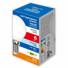 Лампа светодиодная Volpe  E14 6Вт 4000K UL-00008315