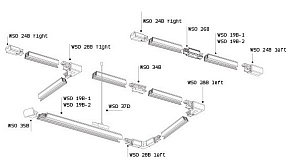 Токопровод левый Italline WSO WSO 24BL black
