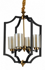 Подвесная люстра LUMINA DECO Vigatto LDP 1224-4 BK+MD