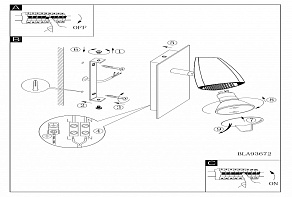 Бра Eglo ПРОМО Corbera 93672