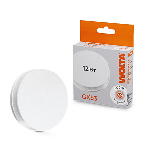 Лампа светодиодная Wolta  GX53 12Вт 4000K 25S75R12GX53
