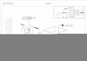 Накладной светильник Denkirs DK8022 DK8023-WH