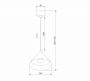 Подвесной светильник Elektrostandard Conus a069335