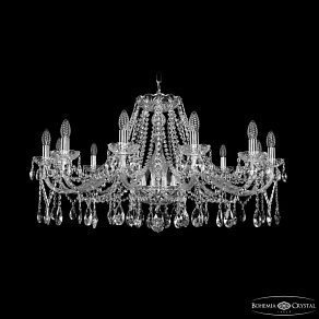 Подвесная люстра Bohemia Ivele Crystal 1413 1413/12/360 Ni