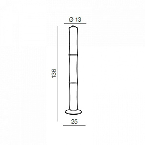 Торшер Azzardo Bamboo floor AZ1899