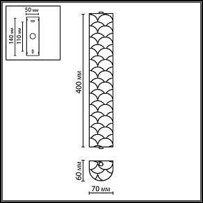 Накладной светильник Odeon Light ECODESIGN 7199/10WL