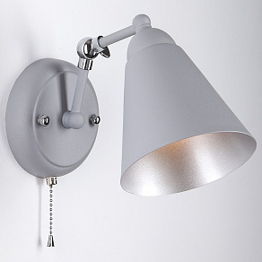 Бра Eurosvet Nigella 70052/1 серый/серебро