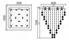 Потолочная люстра Maytoni Swirl MOD217-60-N