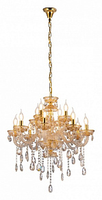 Подвесная люстра LUMINA DECO Eliza LDP 7025-8+4 GD