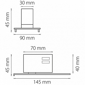Переходник для трека Lightstar Asta 594039