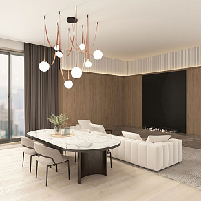 Накладной светильник Denkirs Belty Orb DK5555-BK