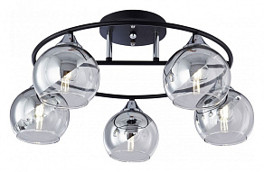Потолочная люстра Arte Milano AMALFI-322403 322403/5 BK+CR