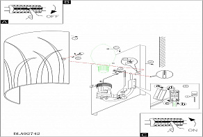 Накладной светильник Eglo Rivato 92742