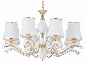 Подвесная люстра Arte Milano Florentia-3987 303987/8 Wh/Gd