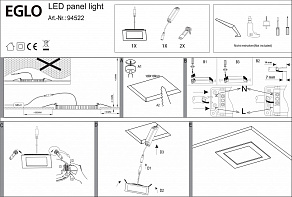 Встраиваемый светильник Eglo Fueva 1 94522