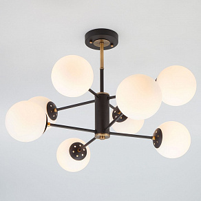 Люстра на штанге Eurosvet Austin 70091/8 черный