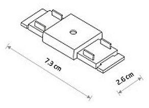 Соединитель линейный для треков Nowodvorski Lvm 11322