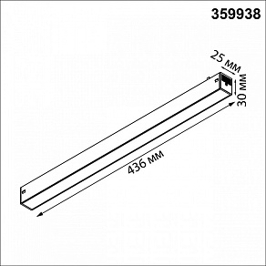 Встраиваемый светильник Novotech VECTOR 220V 359938