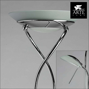 Торшер с подсветкой Arte Lamp Duetto A4399PN-2CC