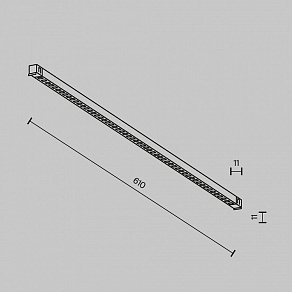 Накладной светильник Maytoni Technical Points TR241-2-12W3K-B