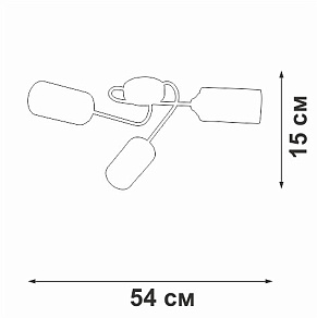 Потолочная люстра Vitaluce V4909 V4909-9/3PL