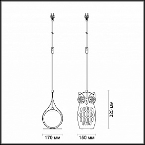 Настольная лампа декоративная Odeon Light Ulvin 4006/1T