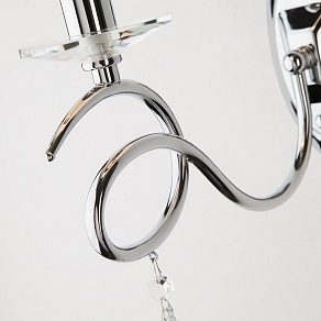 Бра Eurosvet 10082 10082/1 хром/прозрачный хрусталь Strotskis