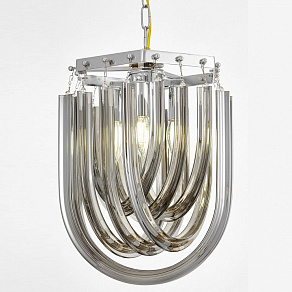 Подвесная люстра LUMINA DECO Boscone LDP 7044-300 CHR+GY