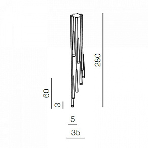 Подвесной светильник Azzardo Stylo 8 AZ0209