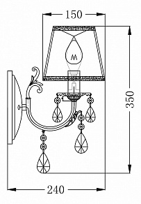 Бра Maytoni Cannella ARM388-01-R