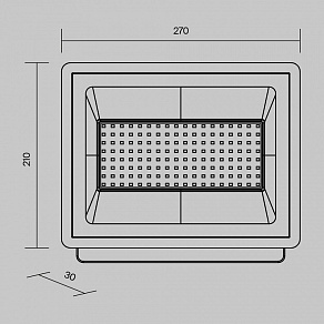 Настенно-потолочный прожектор Maytoni Flood FL001-L100B6K