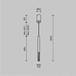 Подвесной светильник Maytoni Pro Shade MOD157PL-L6WK