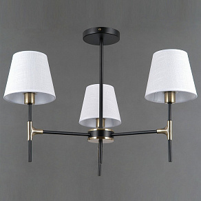 Люстра на штанге ILLUMICO CASTOR IL0185-3CSQ-24 BK AB CASTOR