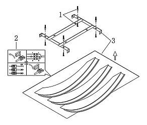 Накладной светильник Globo Mangue 67062-3D