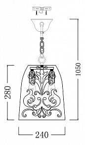 Подвесной светильник Maytoni Ferro ARM610-22-W