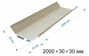 Профиль накладной угловой внутренний Apeyron Electrics  08-22-01