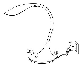 Настольная лампа офисная Globo Shannon 58242