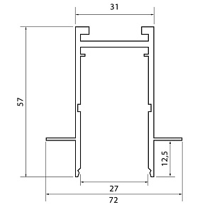 Трек встраиваемый ST-Luce SKYLINE 220 ST021.519.00H