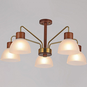 Люстра на штанге ILLUMICO  IL0286-5C-79 BR