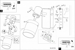Бра Eglo Orvieto 1 93701