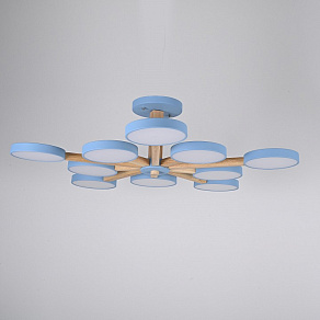 Люстра на штанге Imperiumloft TURNA Blue TURNA-B01