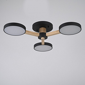 Люстра на штанге Imperiumloft TURNA Black TURNA01