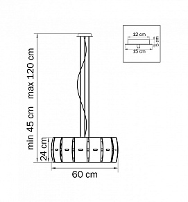 Подвесной светильник Lightstar Lamella 801047